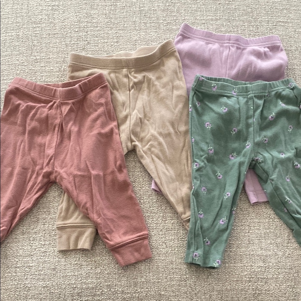 Carter's Green and Purple Baby Pants